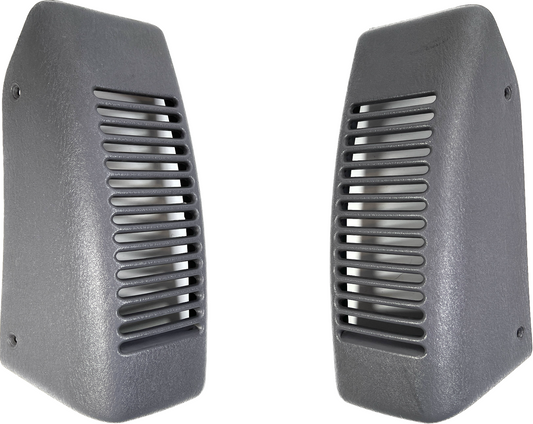 Dash Speaker Cover, MIST GRAY 1997-2002, Jeep Wrangler TJ w/hardware0