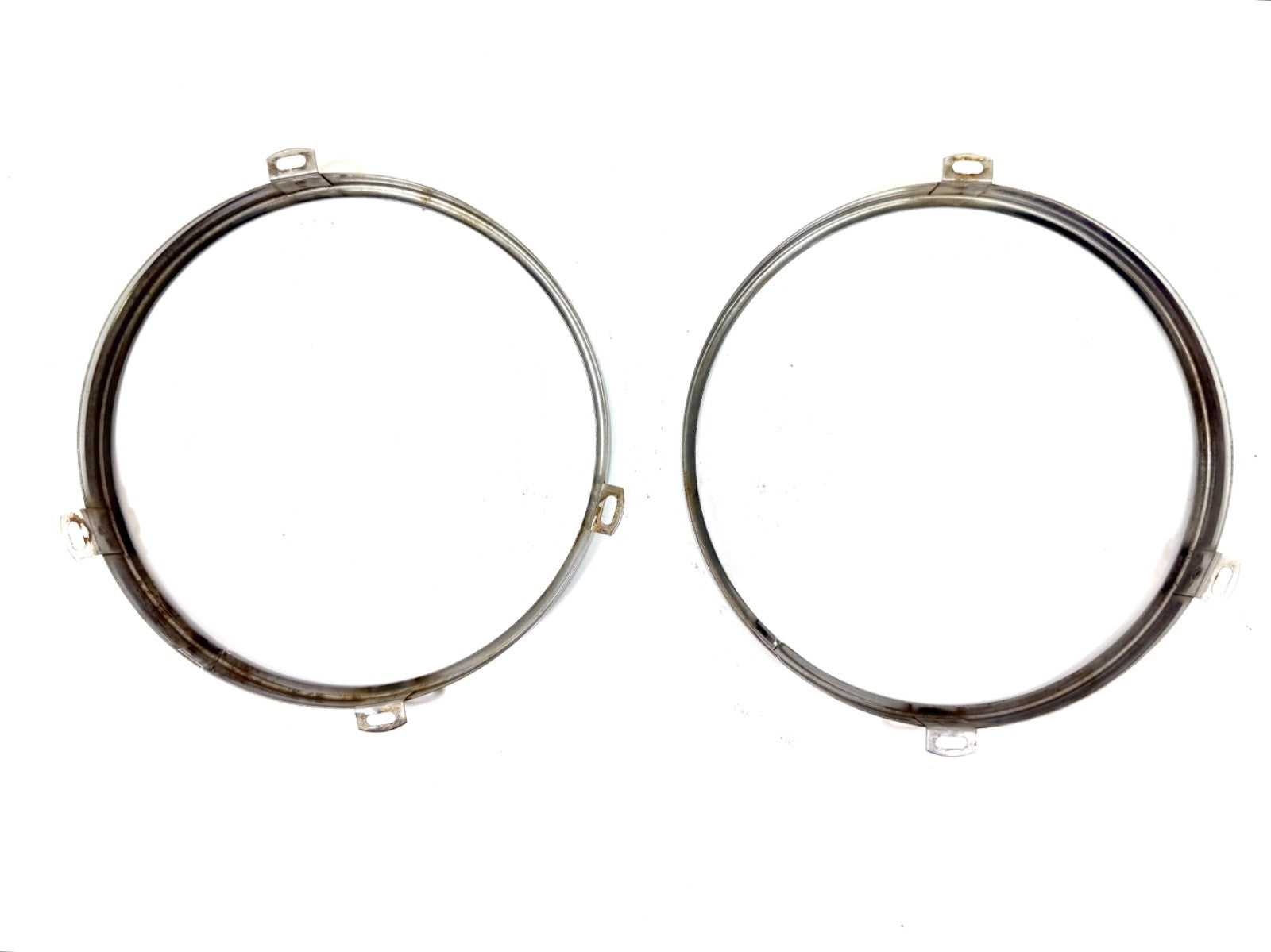 OEM Jeep Wrangler TJ Headlight Bulb Metal Retainer Ring PAIR Fits LH RH 97-061