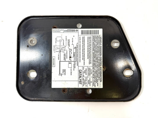 Jeep Wrangler TJ 97-06 Fender Tray ABS Mount Support Plate Driver Side Free Ship0