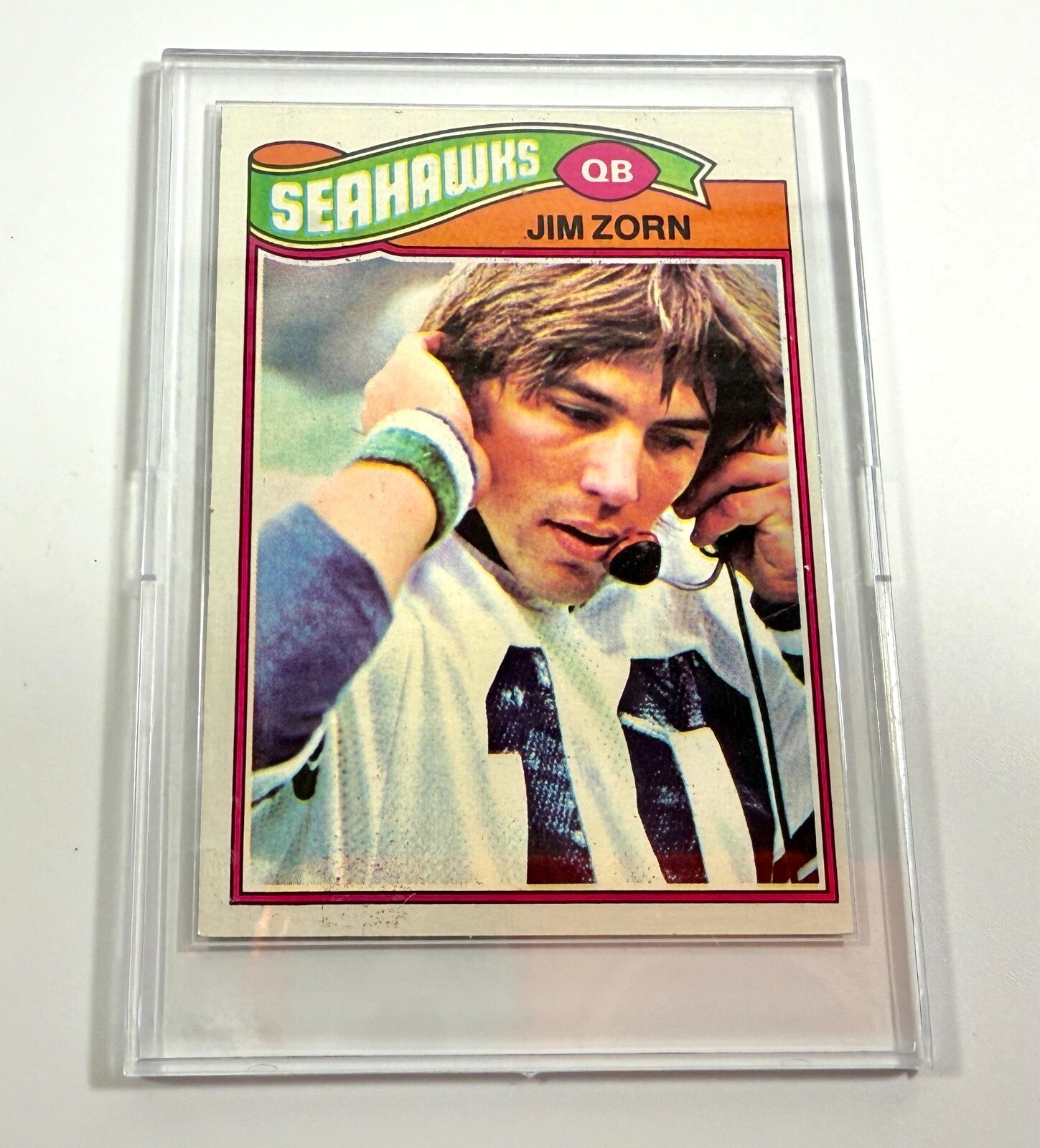 1977 Topps #65 Jim Zorn Rookie RC Seattle Seahawks Rookie EX2