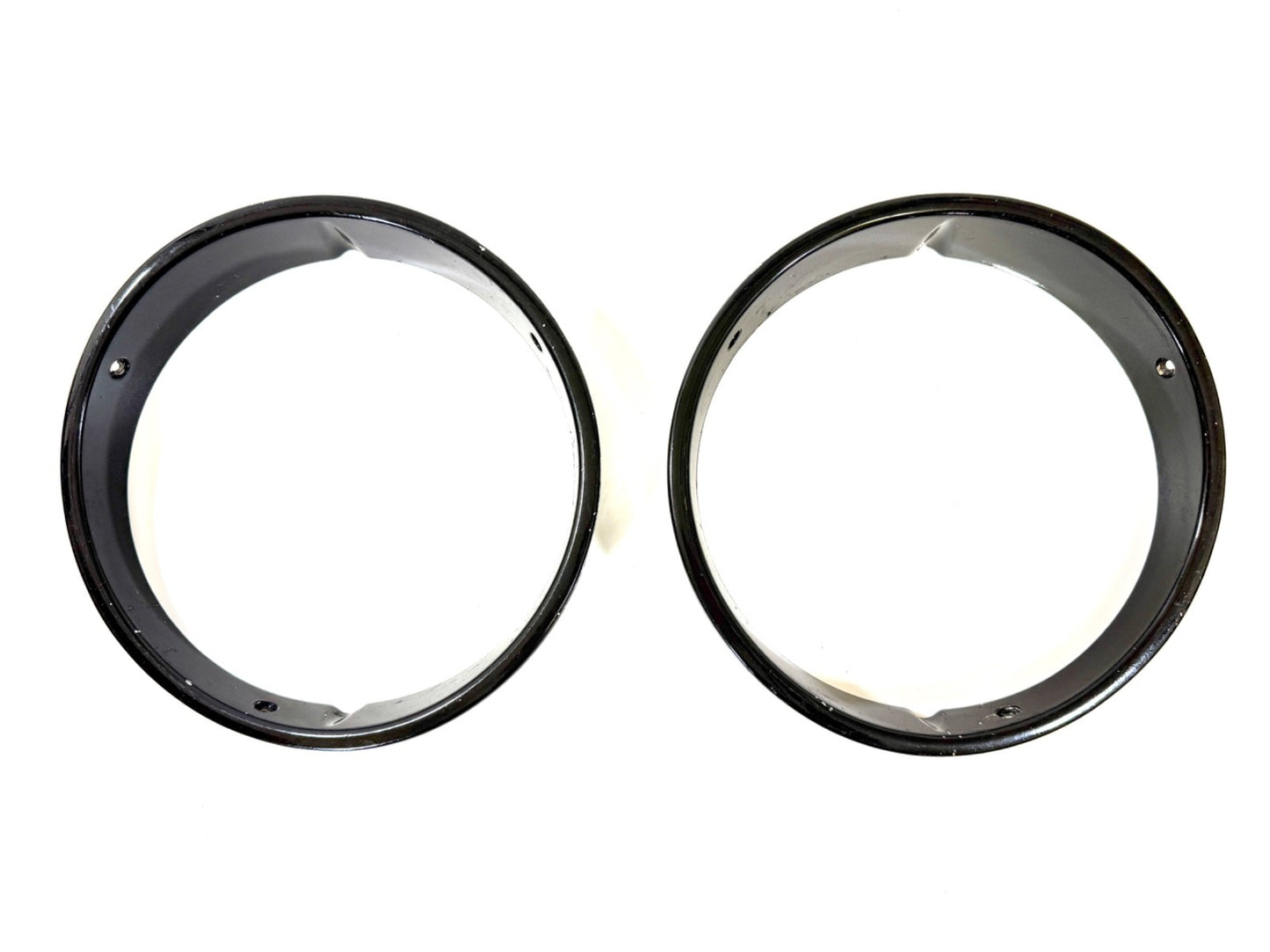 Jeep Wrangler TJ 1997-2006 OEM BLACK RH and LH Headlight Trim Rings Bezels0