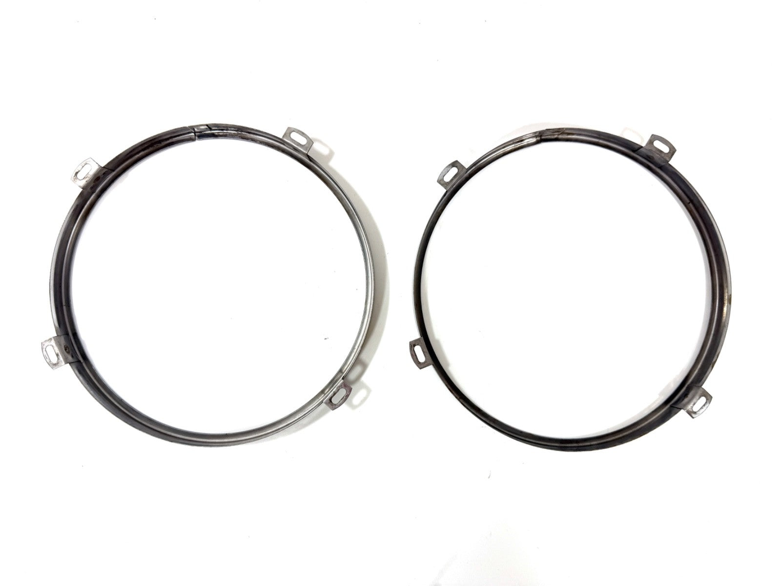 OEM Jeep Wrangler TJ Headlight Bulb Metal Retainer PAIR  LH RH 97-06 w/screws3