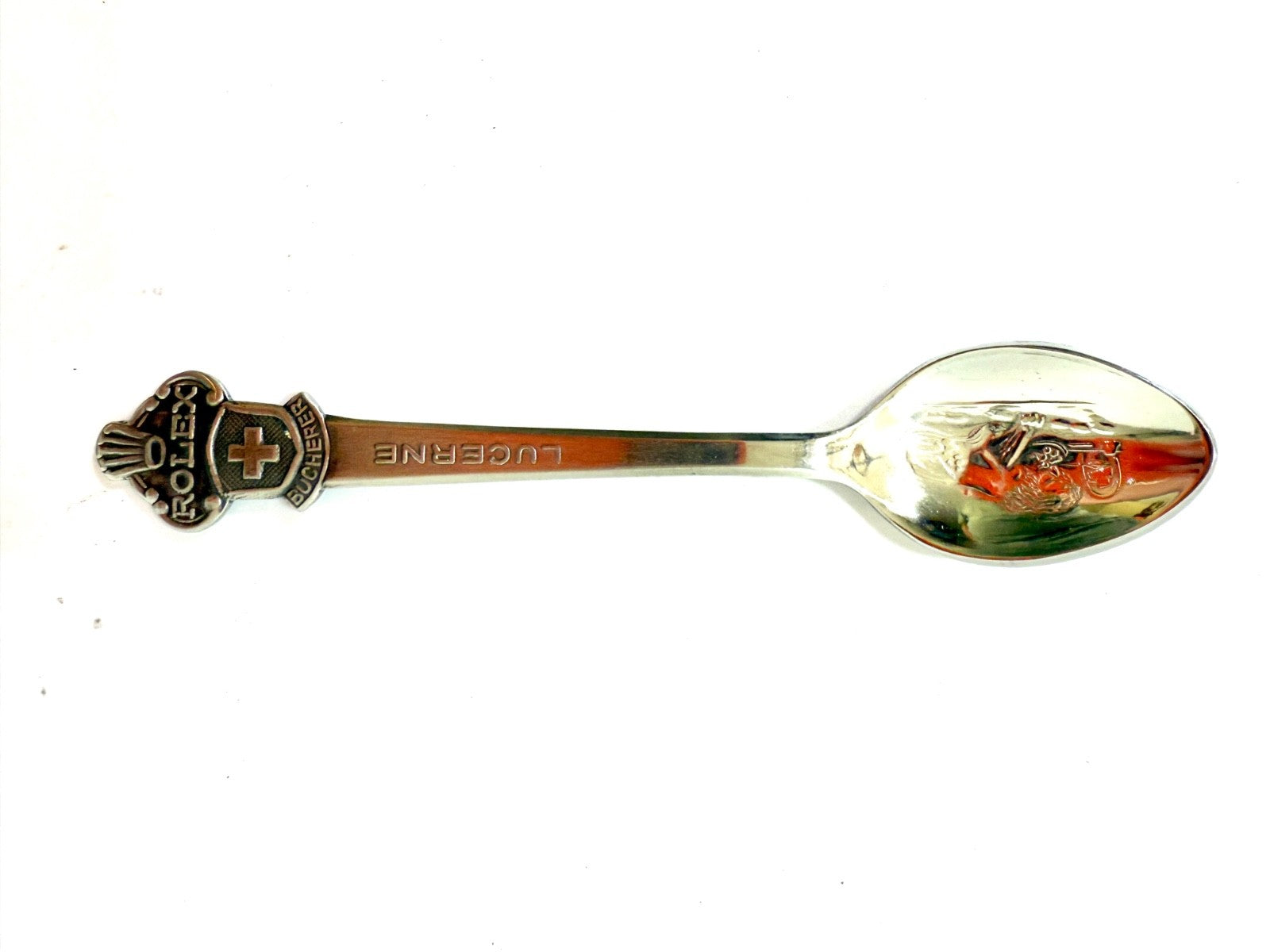 Vintage Souvenir Rolex Spoon Bucherer of Lucerne Switzerland1