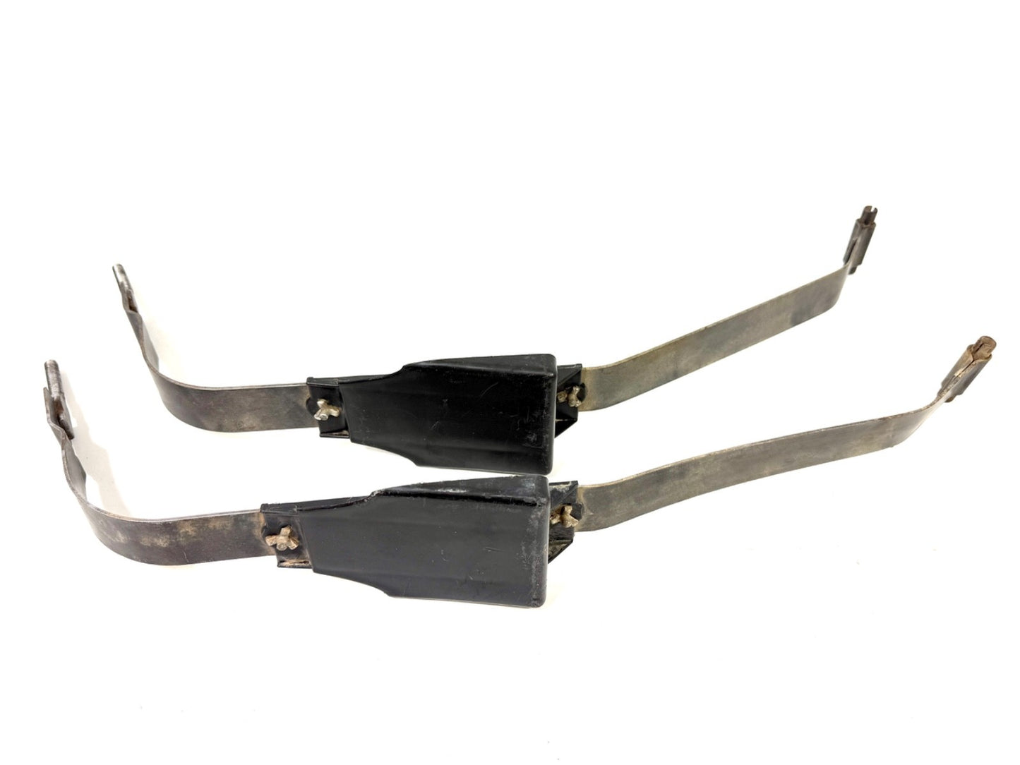 Jeep TJ Wrangler 19 Gallon Gas Tank Straps 1997 1998 1999 2000 2001 2002 w/Nuts0