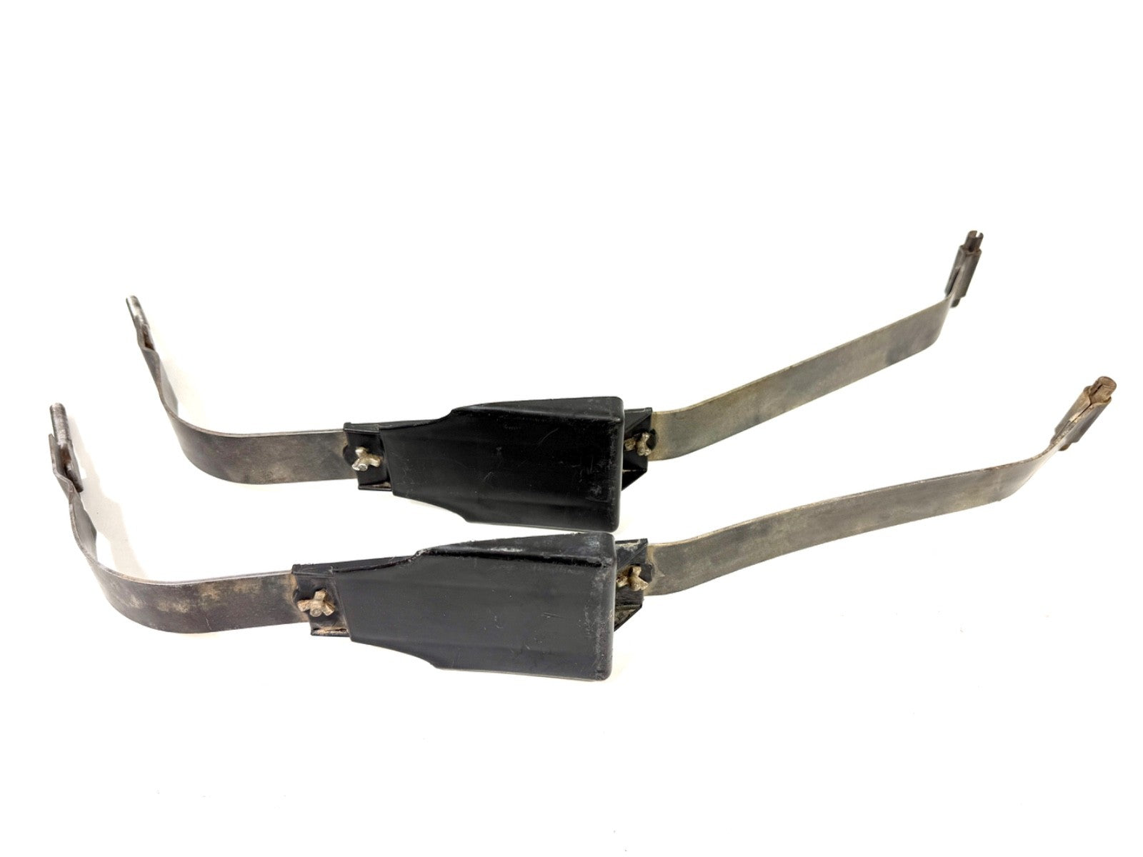 Jeep TJ Wrangler 19 Gallon Gas Tank Straps 1997 1998 1999 2000 2001 2002 w/Nuts0