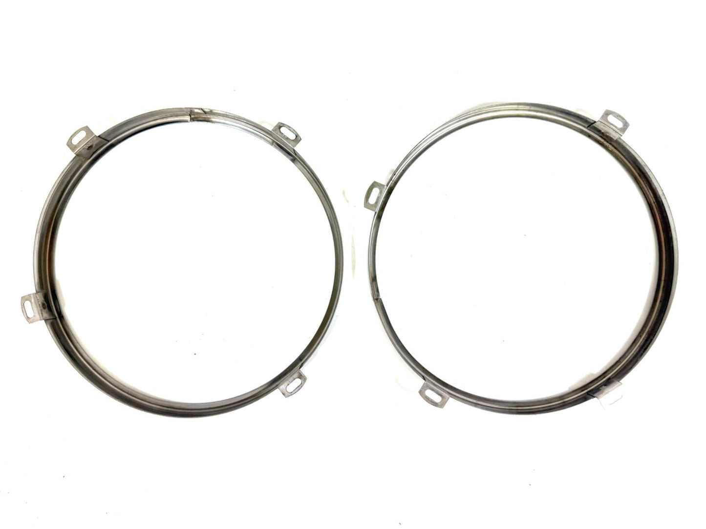 OEM Jeep Wrangler TJ Headlight Bulb Metal Retainer Ring PAIR Fits LH RH 97-061