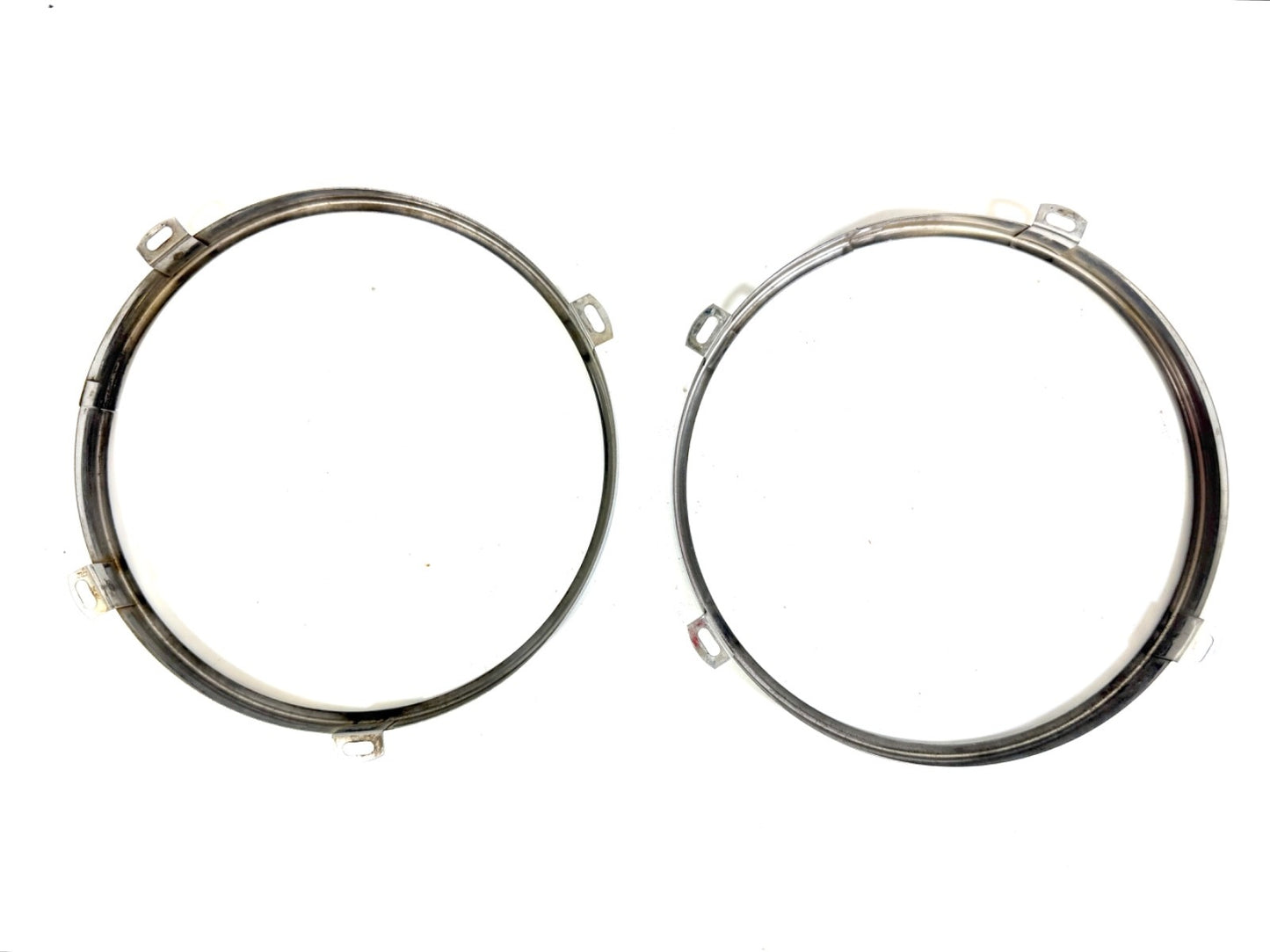 OEM Jeep Wrangler TJ Headlight Bulb Metal Retainer Ring PAIR Fits LH RH 97-061