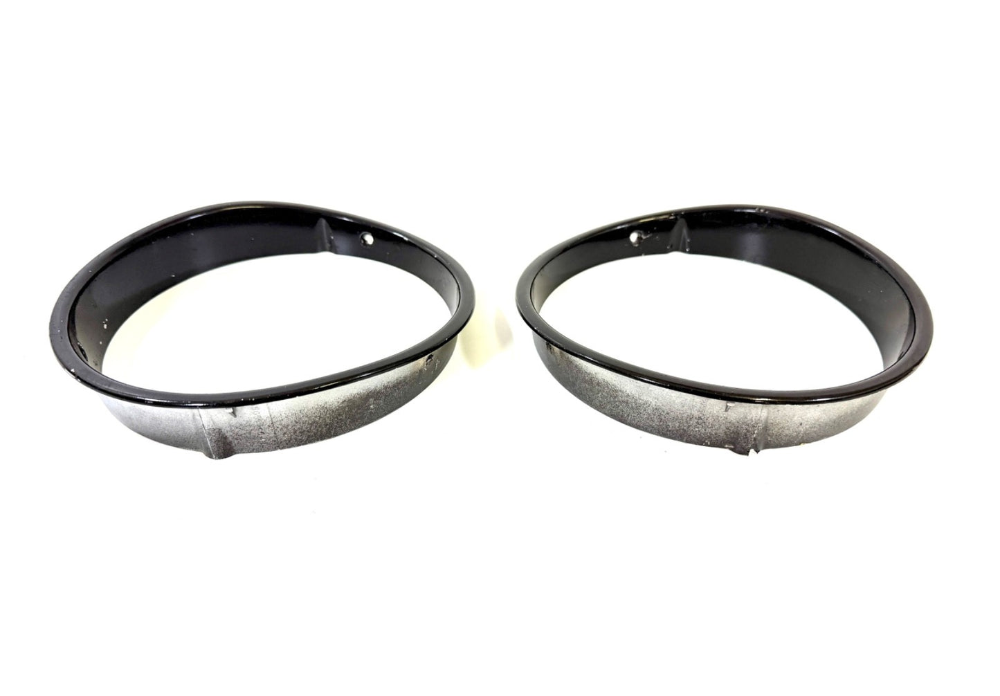 Jeep Wrangler TJ 1997-2006 OEM BLACK RH and LH Headlight Trim Rings Bezels3