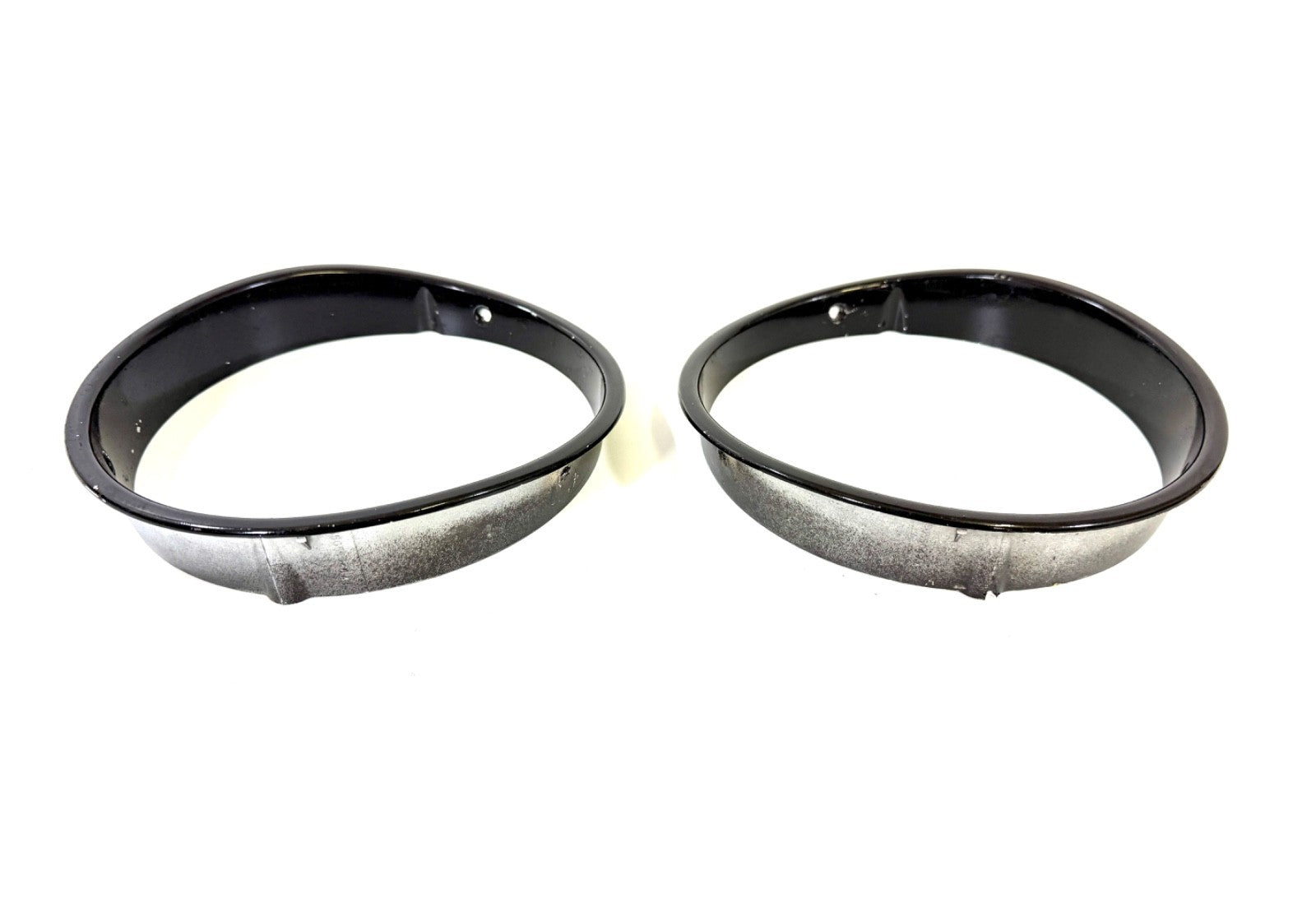 Jeep Wrangler TJ 1997-2006 OEM BLACK RH and LH Headlight Trim Rings Bezels3