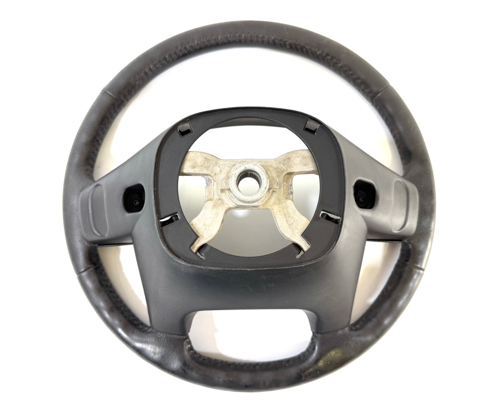 2003-2006 Jeep Wrangler TJ OEM Steering Wheel Black Leather 5JG621X9AB4