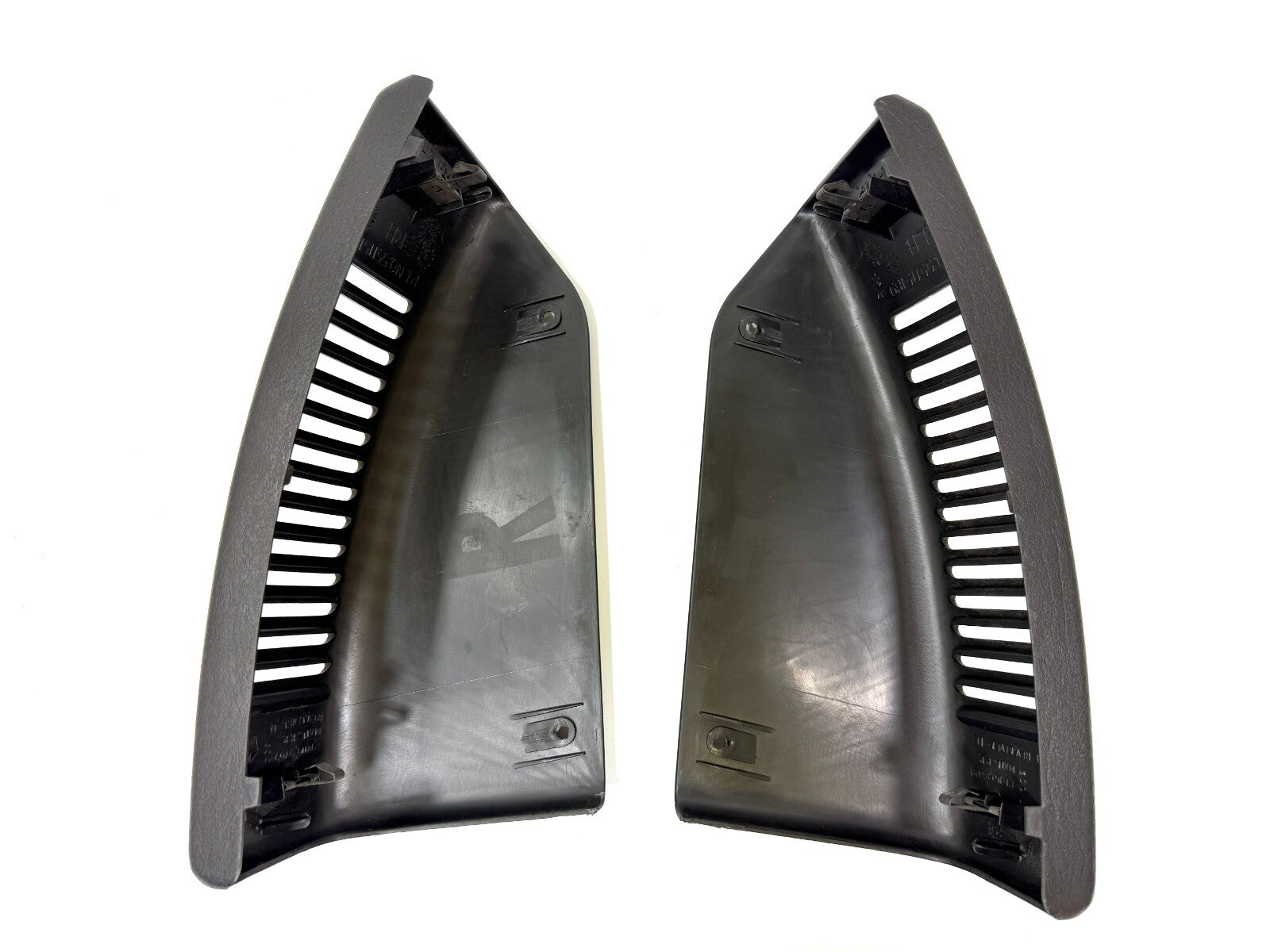 Jeep TJ Wrangler OEM Dash Speaker Grill Trim Panel Pair Black-Slate 1997-20061
