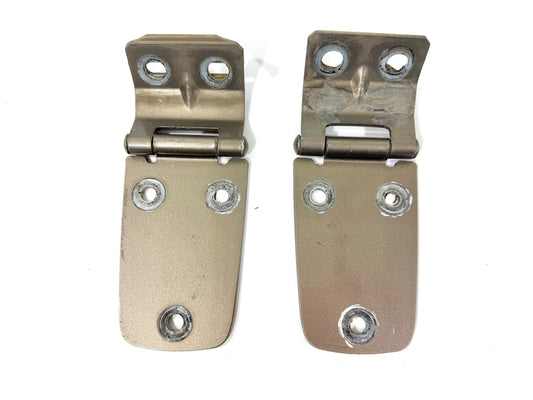 97-06 LIGHT KHAKI (PJC) Hood Hinge Factory OEM Pair Hinges Jeep TJ Wrangler0