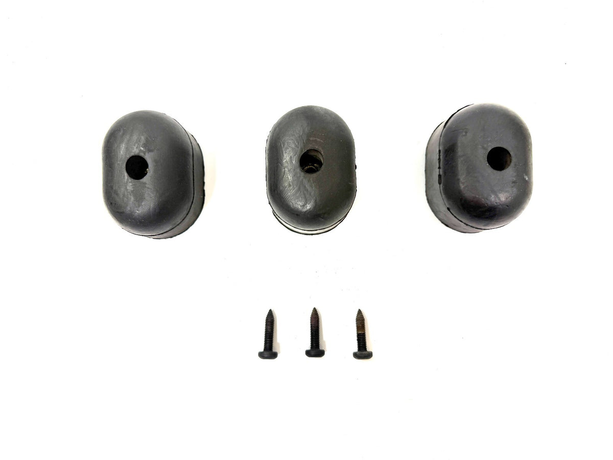 Jeep TJ LJ Wrangler Rear Spare Tire Rubber Bumpers Set of 4,  1997-20060