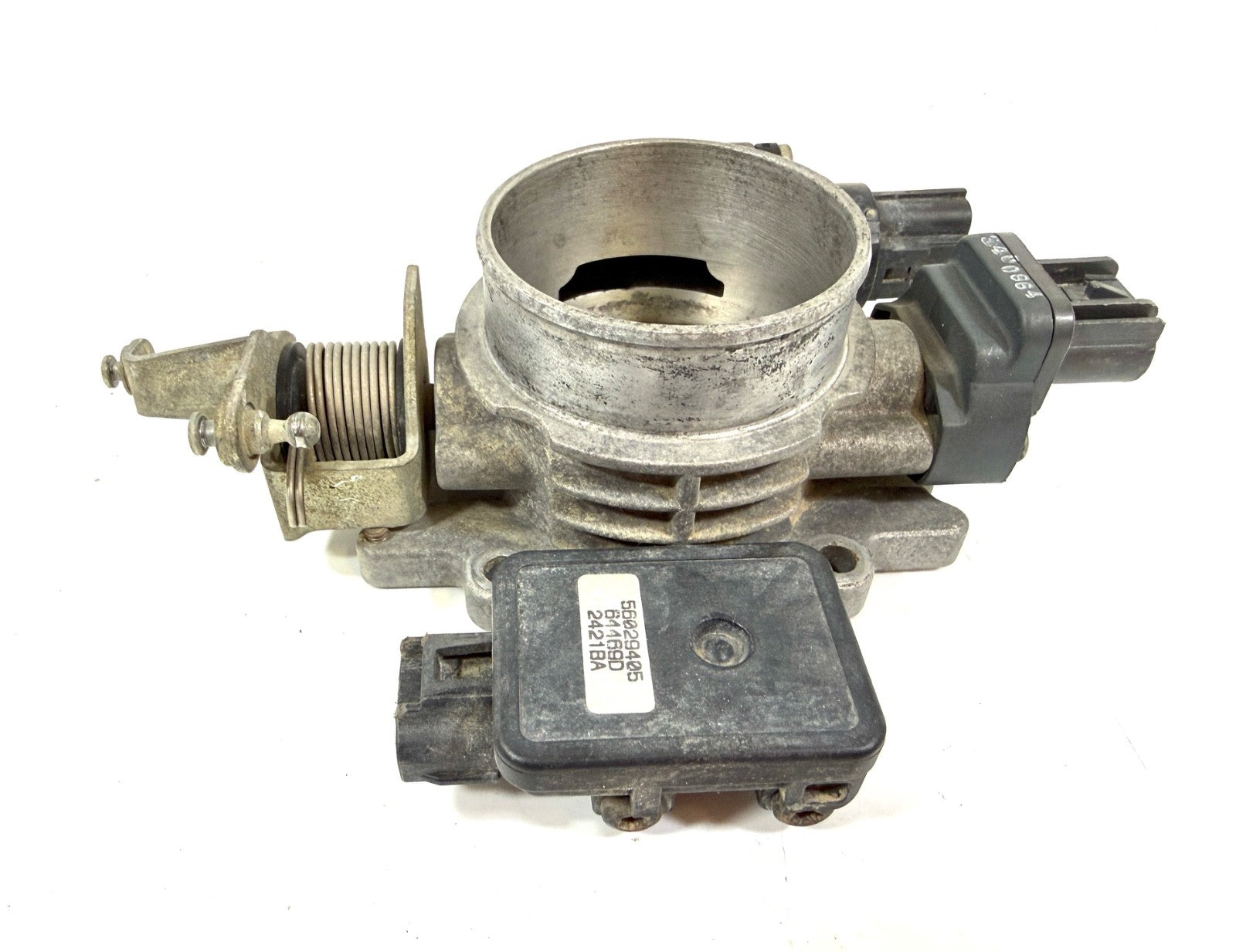 Jeep Wrangler TJ 97-01 4.0 Throttle Body Original OEM with Aftermarket Spacer3