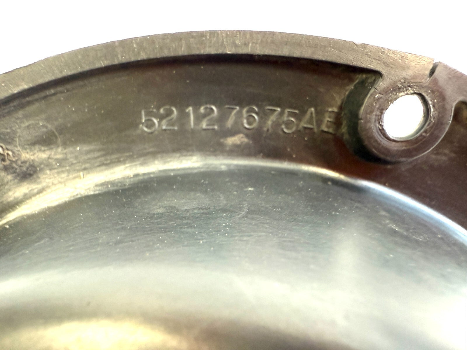 Jeep Wrangler 1997-2006 TJ Fuel Filler Neck Bezel, Part# 52127675AC3