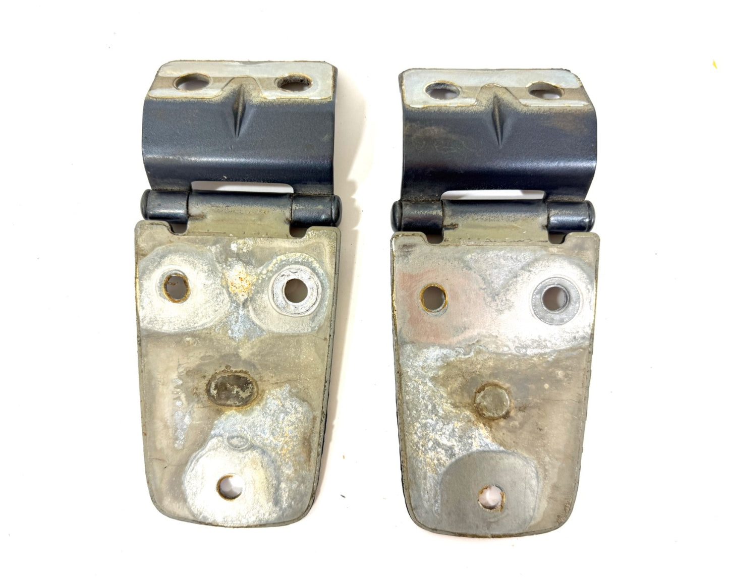 97-06 STEEL BLUE PBQ Hood Hinge Factory Pair Hinges Jeep TJ Wrangler incl Bolts1