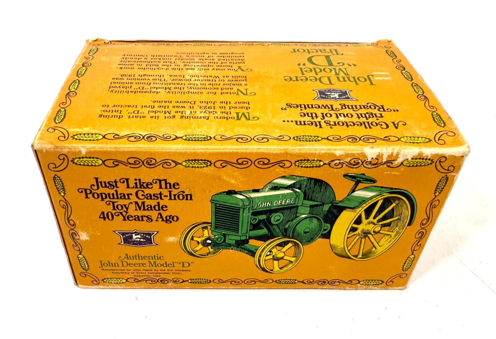 ERTL John Deere 1923 Model "D" Tractor #500 Toy 1/16 Die Cast Metal Farm U.S.A.3