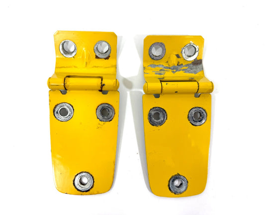 97-06 SOLAR YELLOW (PYH) Hood Hinge Factory OEM Pair Hinges Jeep TJ Wrangler0
