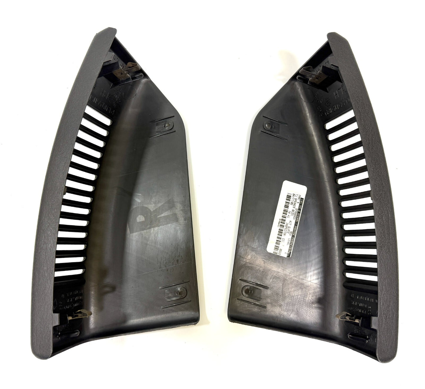 Jeep TJ Wrangler OEM Dash Speaker Grill Trim Panel Pair Black-Slate 1997-20061