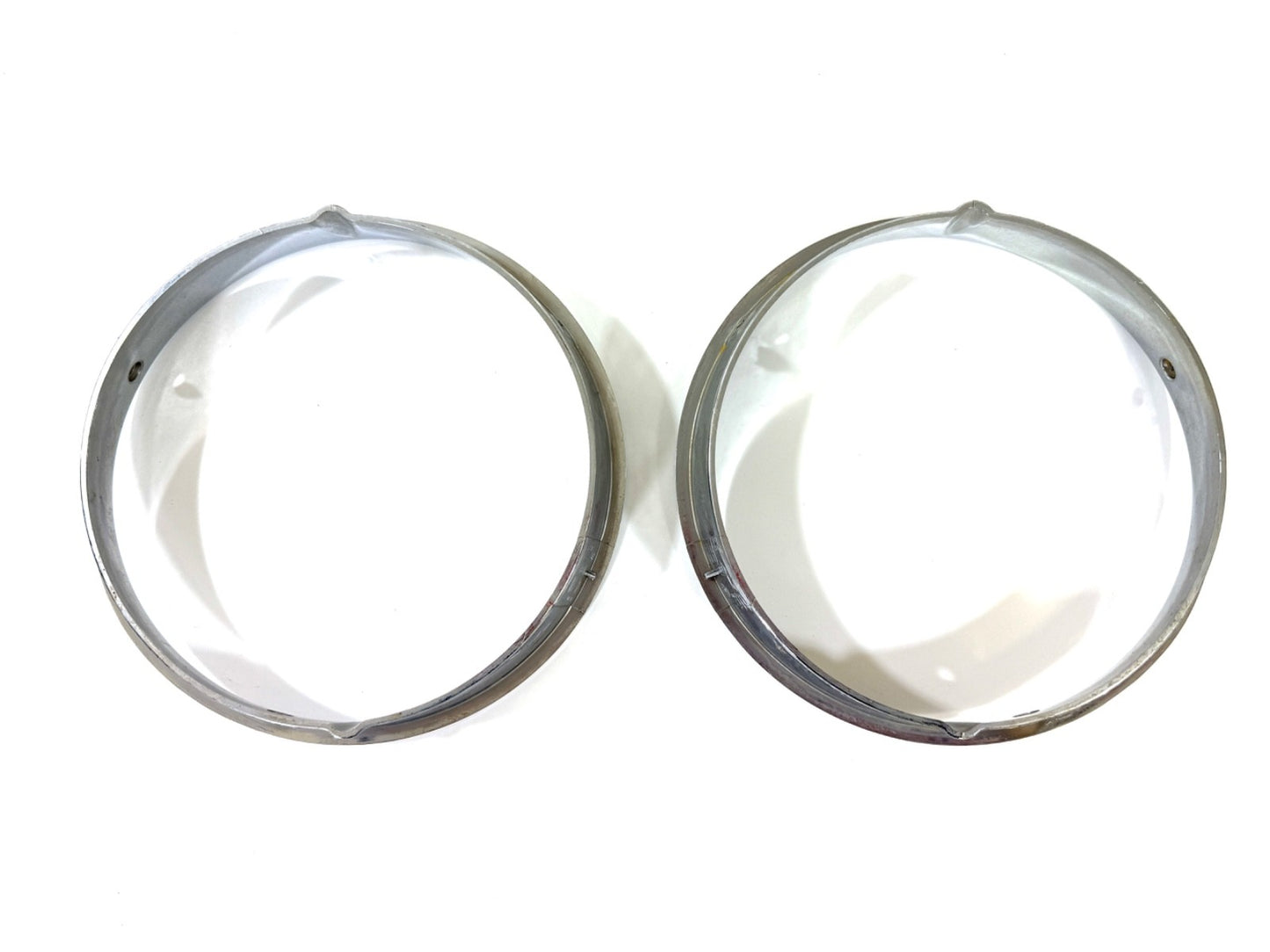 Jeep Wrangler TJ 1997-2006 OEM Chrome RH and LH Headlight Trim Rings Bezels5