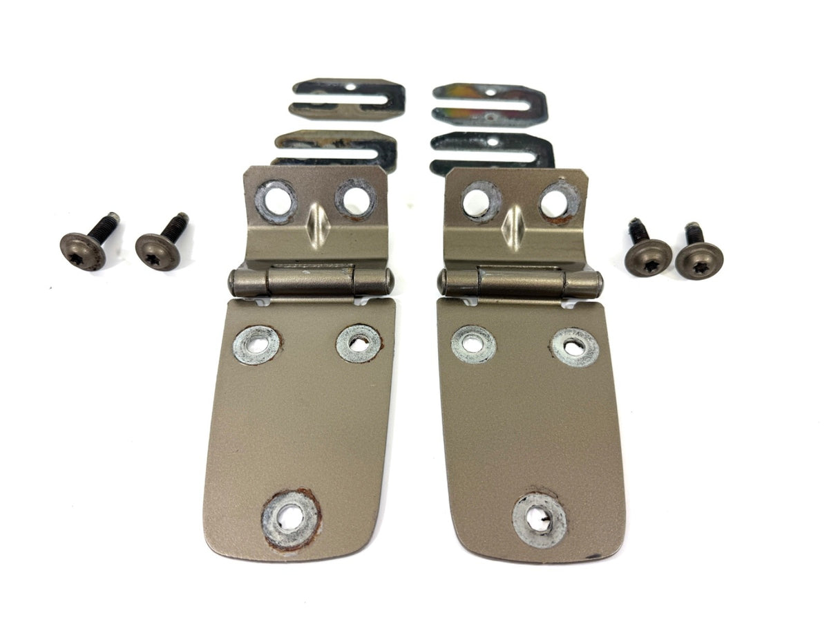 97-06 LIGHT KHAKI (PJC) Hood Hinge Factory OEM Pair Hinges Jeep TJ Wrangler1