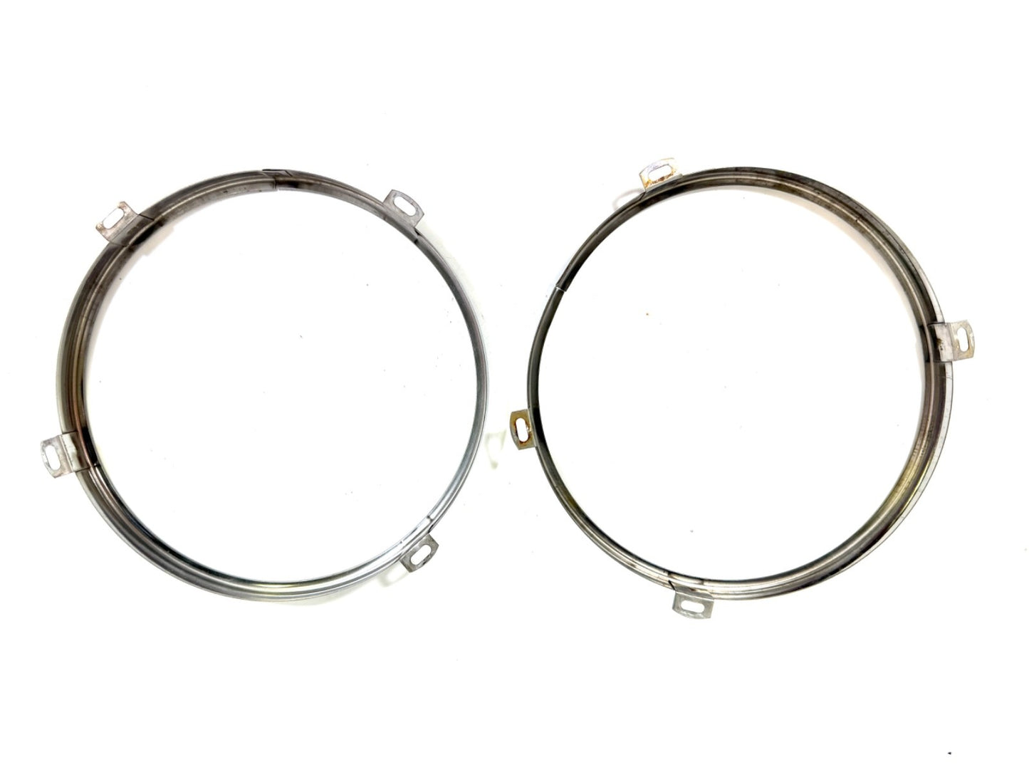 OEM Jeep Wrangler TJ Headlight Bulb Metal Retainer Ring PAIR Fits LH RH 97-061