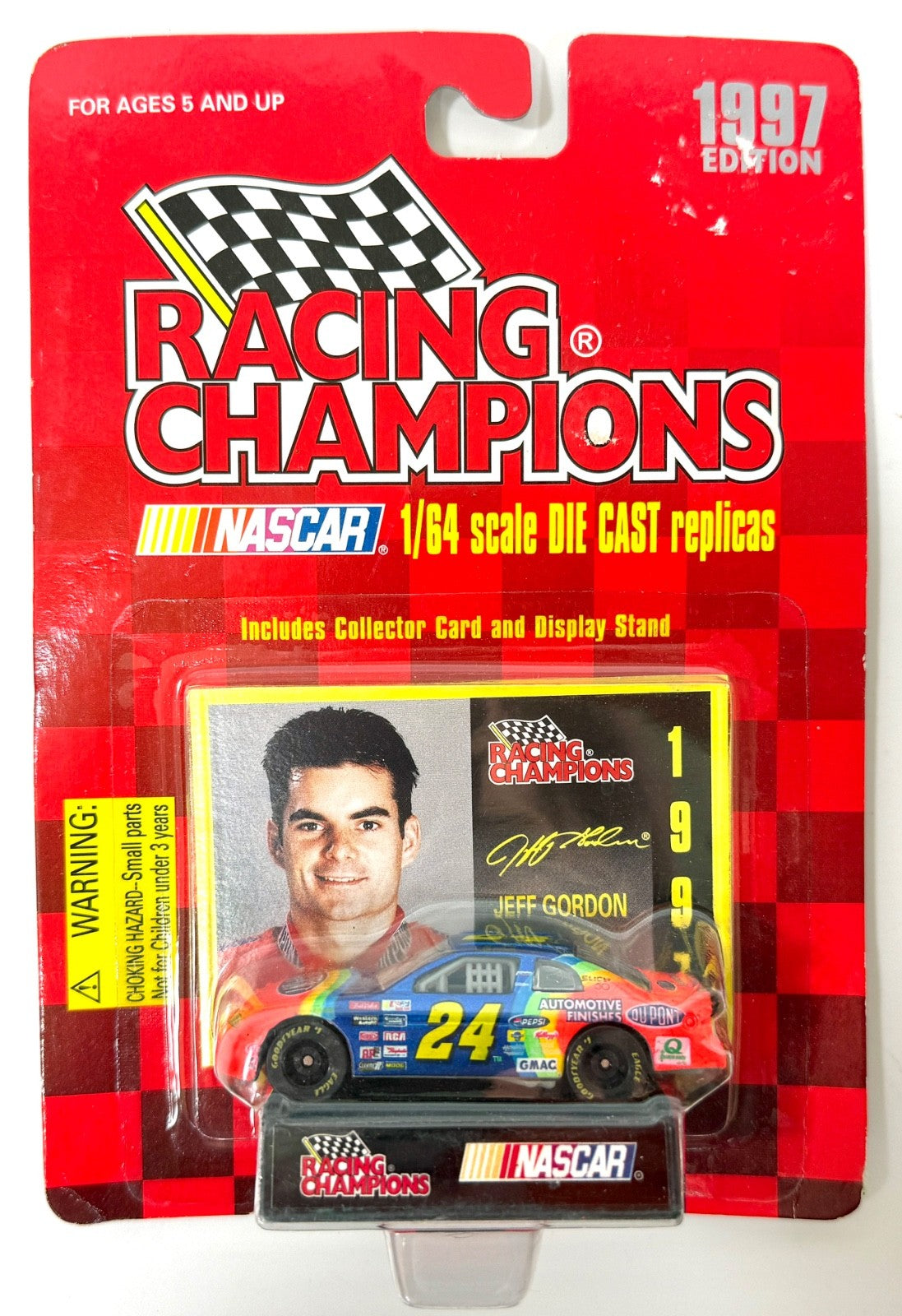 1997 Edition Racing Champions Jeff Gordon #24 NASCAR Stock Car 1:64 Scale0