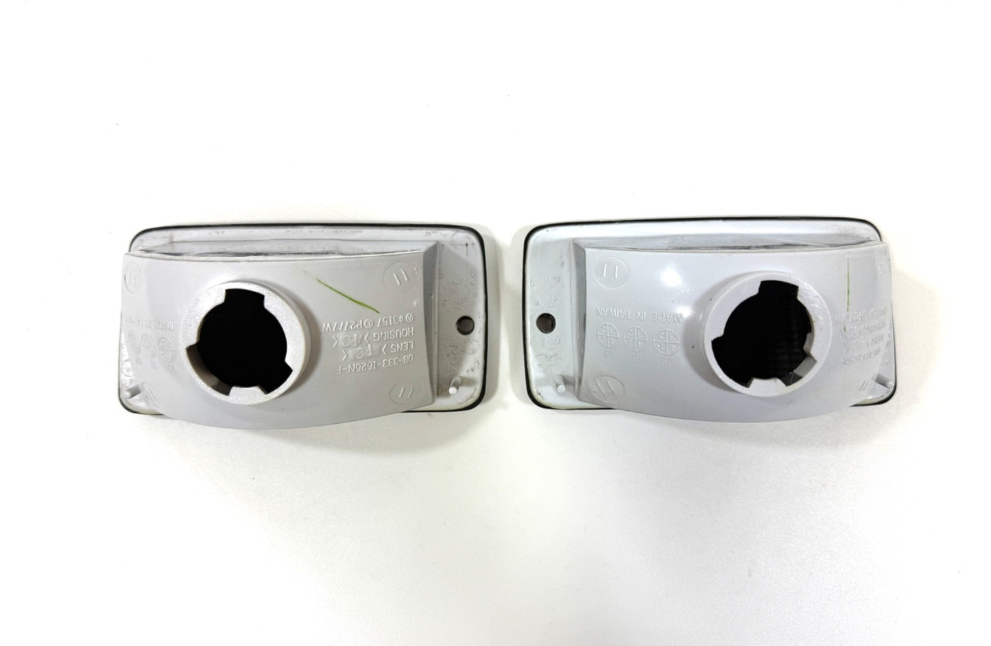 Jeep Wrangler TJ 97-06 BLACKOUT Set of Front RH LH Turn Signal Lens Pair3