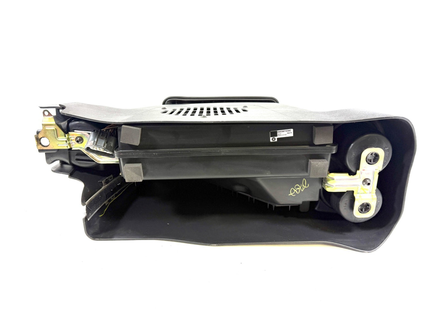 Jeep Wrangler TJ 2003-2004 OEM 2 Piece Center Console w/ Sub Woofer Agate Gray7