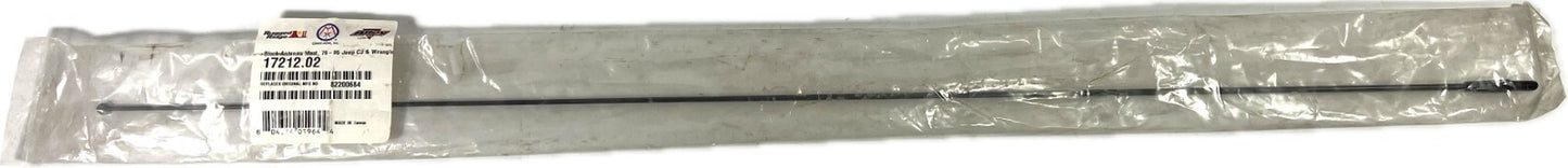 Omix Black Antenna Mast Fits 76-95 Jeep CJ & Wrangler1