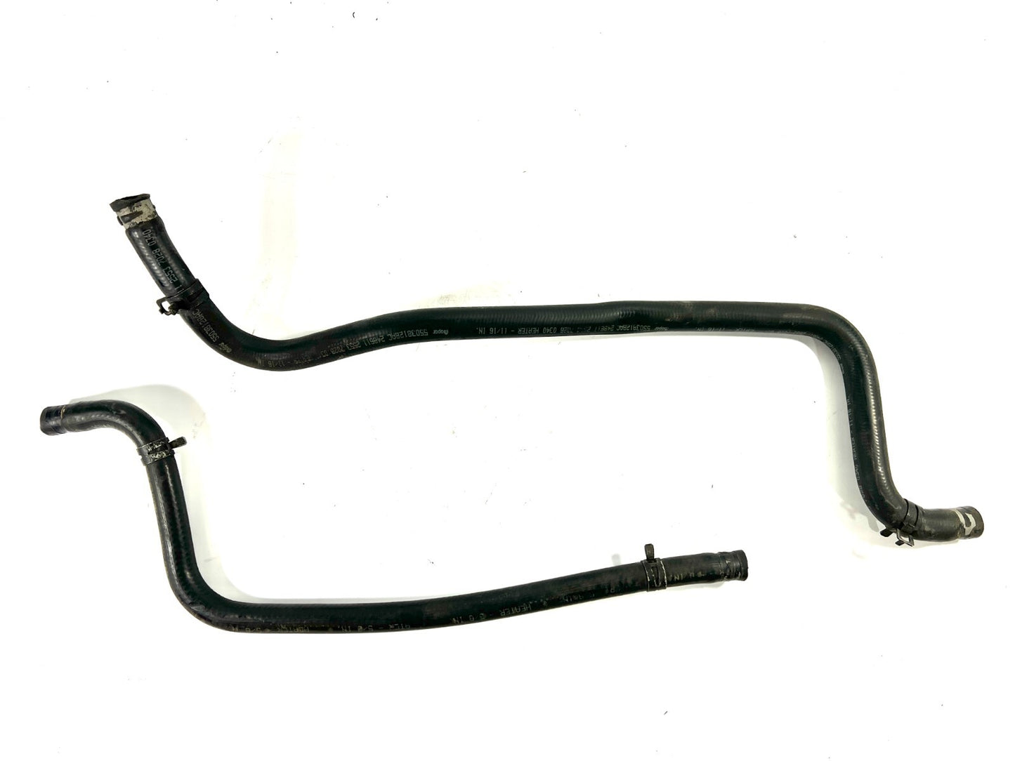 2002-2006 Jeep Wrangler TJ 4.0L Heater Supply and Return Hose SET Black1