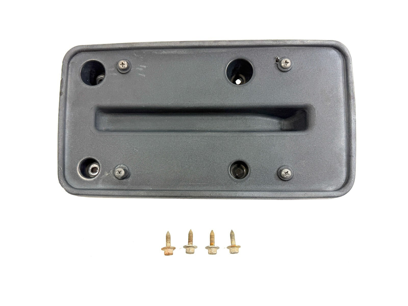 Jeep Wrangler TJ 1997-06 OEM Rear License Plate Bracket Holder Mount w/Hardware0