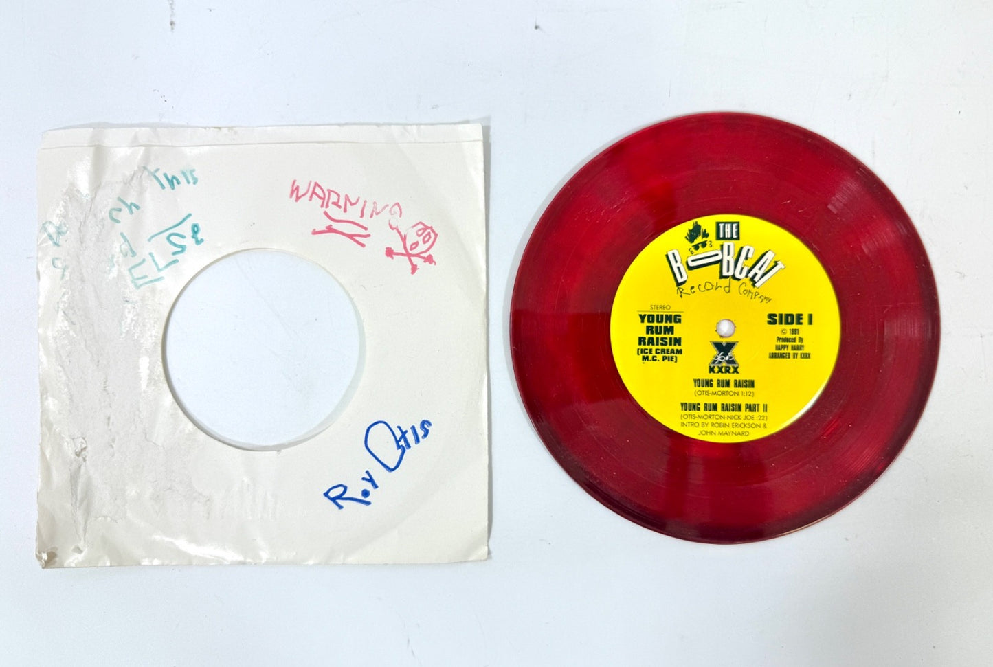 Red Vinyl Young Rum Raisin Part 2 Ridin Shotgun Bobcat EX0
