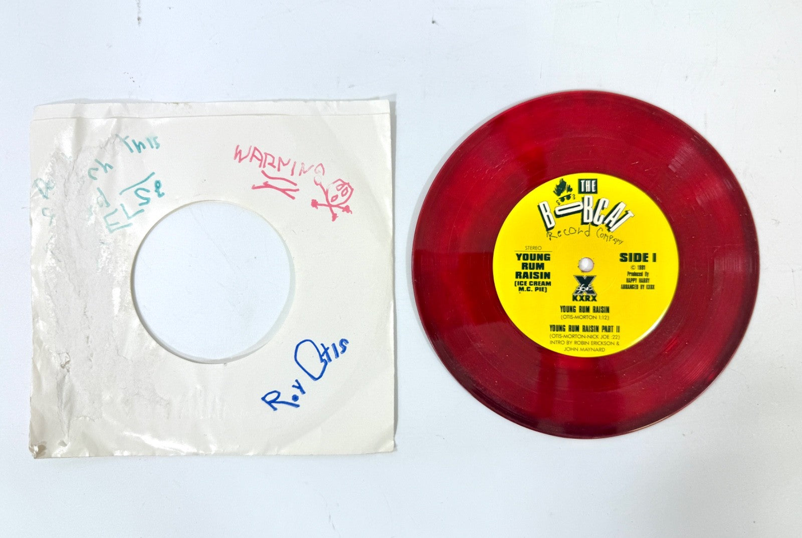 Red Vinyl Young Rum Raisin Part 2 Ridin Shotgun Bobcat EX0