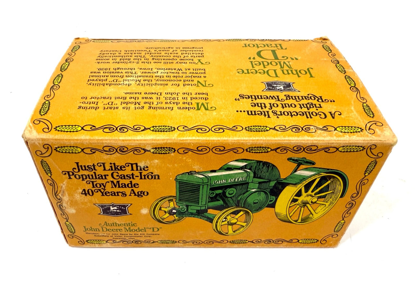 ERTL John Deere 1923 Model "D" Tractor #500 Toy 1/16 Die Cast Metal Farm U.S.A.3