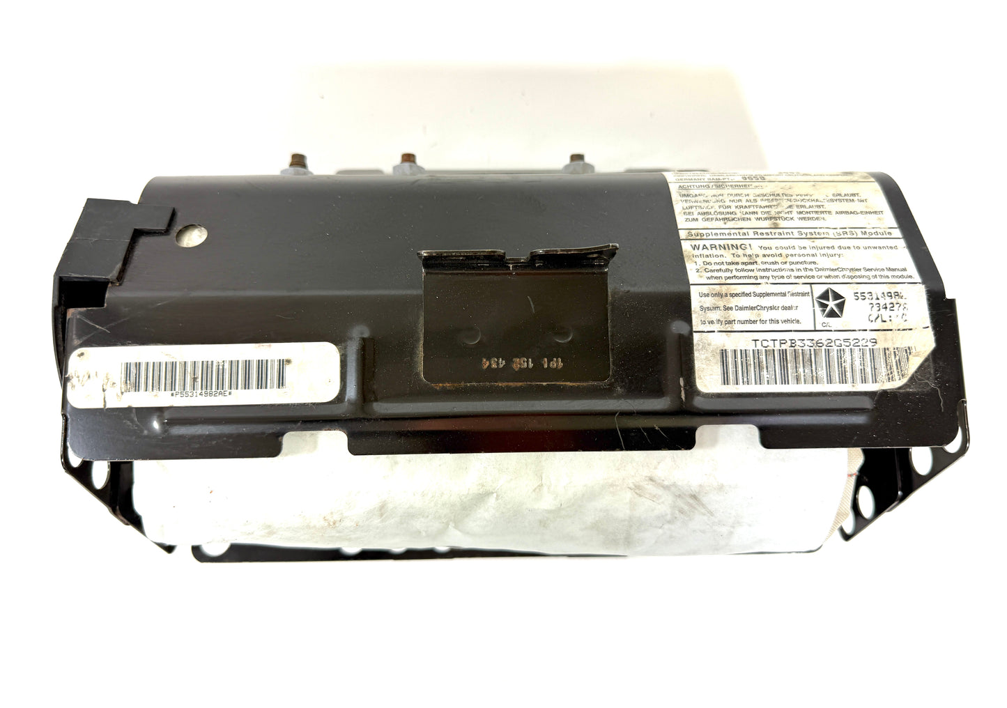 Front Right Passenger Dash Airbag 55314982AE for 2002-2003 Jeep Wrangler